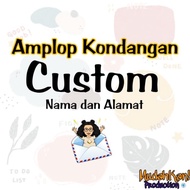 Amplop Kondangan Nama / Amplop Kondangan Custom / Amplop Kondangan /