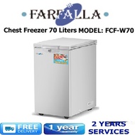 FARFALLA - 70L Dual Zone Chest Freezer/Chiller, FCF-W70 / FCF-70W