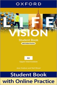 Bundanjai (หนังสือเรียนภาษาอังกฤษ Oxford) Life Vision Upper Intermediate Student Book with Online Pr