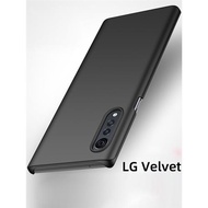 適用LG Velvet非全半包絲滑手機硬殼子LM-G910防摔PC薄LM-G900電話UM保護套n拉絲系列全部TPU材質軟殼