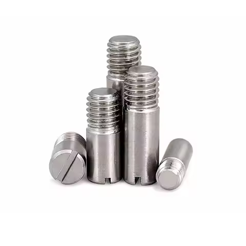 2/10x M2 M2.5 M3 M4 M5 M6 M8 M10 GB878 304 A2 Stainless Steel Outside Thread Solid Dowel Pin Slotted