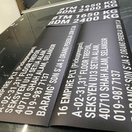 Puspakom Lorry Van Lori Badan Sticker - Custom Lorry Company Name Address Sticker Alamat Nama Lori J