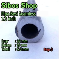 1.3 inch Seamless Iron Pipe | Od 32mm Id/ 19mm Thickness 6.5mm Length 10cm to 60cm