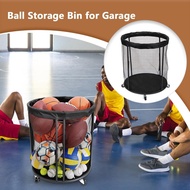Large Capacity Basketball Storage Net Ball Holder Bag with Drawstring for Sports Outdoor Garden Gara