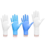 Disposable latex glovesAGrade Thickening9Inch Inspection Gloves Experiment Disposable Nitrile Gloves Rubber Acid-Proof