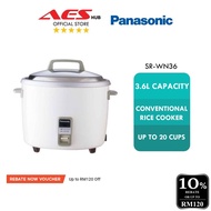 Panasonic SR-WN36 Large 3.6L Conventional Rice Cooker Periuk Nasi Elektrik Besar 电饭煲 SR-WN36WSKN