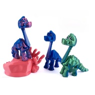 Useful gift ideas 3D Printing Dinosaur FigureToys Brachiosaurus Cute Office Desk Decoration