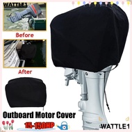 WTTLE Motor Engine Boat Cover, 15-150HP Anti-scratch Full Outboard Engine Cover,  Sun Protection 210