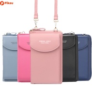 Wallet Women PU Multifunction Mobile Phone Clutch Bag Large Capacity Travel Card Holder Passport Cover V806