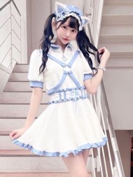 日本牌子Jaime原水色貓咪連身裙