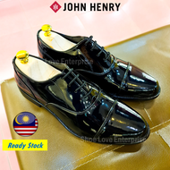 KASUT POTONG ATM KILAT CERMIN UNIFORM / TENTERA / POLIS / PEGAWAI / KADET JOHN HENRY MEN FORMAL SHOE
