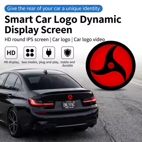 Car trunk logo, customizable accessories, customizable vehicle logo. Suitable for BMW dynamic displa