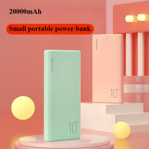 20000mAh Ultra Slim Portable Charger High Capacity Power Bank for iPhone Samsung Xiaomi Phones
