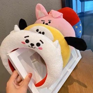 BT21 headband super fire cute cartoon doll sponge cushion headband female face wash makeup headwear