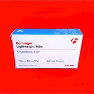 ROAD BIKE INNER TYRE 700 X 18-25C 48MM PRESTA - TUBE BONTRAGER 700X25C