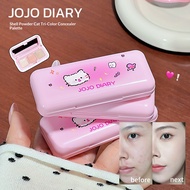 JOJO Diary Shell Powder Cat Concealer, Natural Coverage, Long-Lasting, Non-Cakey, Covers Spots and A