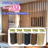 WPC Divider Tube Column Divider Wall Fluted Panel Corner Hollow Tube Partition Space