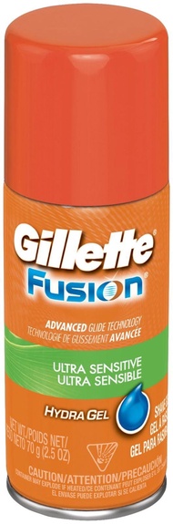 Fusion Hydra Gel Ultra Sensitive Shave Gel - 2.5 oz Gillette Fusion Hydra Gel Ultra Sensitive Shave 