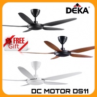 (2022 NEW MODEL) DEKA DS11 56" 5 Blades DC Motor Remote Control Ceiling Fan with 7 Speed Control+Rev