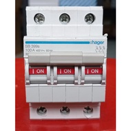 Hager SB399 100A 3 Pole 3 Phase Isolator READY STOK