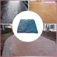 [BububuMY] Concrete Stamping Tool, Concrete Texture Mat, DIY Shape, Realistic Stone Texture, Seamles