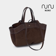 NUNU Dovie Suede Bag - Women Fashion Tote Bag and Handbag PU Leather Free Pouch Beg Tangan Wanita Ku