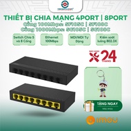Imou Network Switch SF105C, SF108C, SG105C, SG108C Switch 5 and 8 Ports Ethernet Speed 100Mbps - TRA