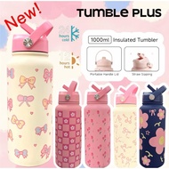 1000ml tumbler with straw,tahan panas dan tahan sejuk