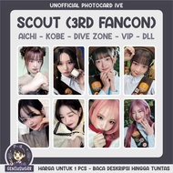 [IVE] SCOUT 3RD FANCON UNOFFICIAL PHOTOCARD