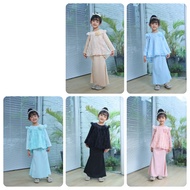 【READY STOCK】Baju Kurung Peplum | Baju Melayu | Baju Raya | Budak Perempuan (2years~6years)