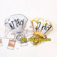 I do ring balloon - silver ring balloon - i do balloon - i do ring foil balloon