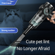 Máy hút bụi cầm tay di động cho ô tô 1 chiếc, (Pin dung lượng lớn 2000Amh, 7,4V) Công suất hút cao 3