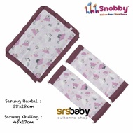 Snobby Sarung Bantal &amp; Guling Bayi Cria | Jolly | Mayka | Bearly |