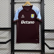2025-2026 Aston Villa F.C. Home Fan Jersey - Custom Name & Number High-Q Breathable Football Shirt S