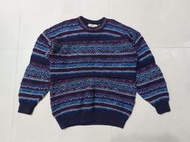 紐西蘭製 Kiwi Knits A New Generation 立體 圖騰 針織 羊毛 古著 毛衣 Coogi 風格