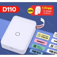 Labeller Maker D110 Label Printer Portable Thermal Label Maker Printer waterproof Rechargeable
