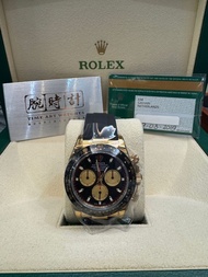 Rolex 116518LN Daytona 黃金金Paul Newman面 原裝OysterFlex膠帶