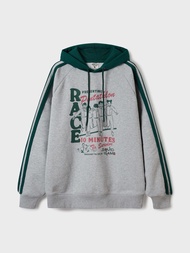 [WHO.A.U X SQUID GAME] Áo Hoodie Track Line Hoodie_WHMHF1391U