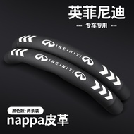 New Universal Glow-in-the-Dark Nappa Leather Car Steering Wheel Cover For Infiniti Q50 Q70 Q60 QX50 