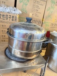 雙層不鏽鋼蒸籠蒸鍋Stainless Steel Steamer Pot