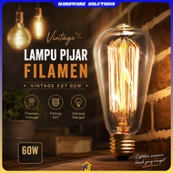 Vintage Filament Incandescent Lamp Edison Bulb E27 - ST64