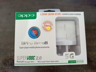 OPPO 120W (80W/65W) Super Flash Charge Type C Oppo Reno 8 Charger Mini (Adapter+Cable)