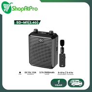 SHIDO รุ่น SD-M1 เครื่องขยายเสียงไมโครโฟนไร้สาย Voice Amplifier ขนาดเล็ก รองรับ ECHO Bluetooth 5.0 E