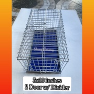 Cage Metal Carrier 2 DOOR 5x10 inches