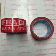 MERAH Fragile Tape / Insulation / Fragile Cardboard Tape Red