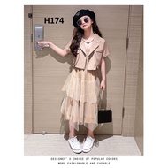 H174 Velona Blazer Tutu Dress for girls imported premium korean style 5 years 6 years 7 years 8 year
