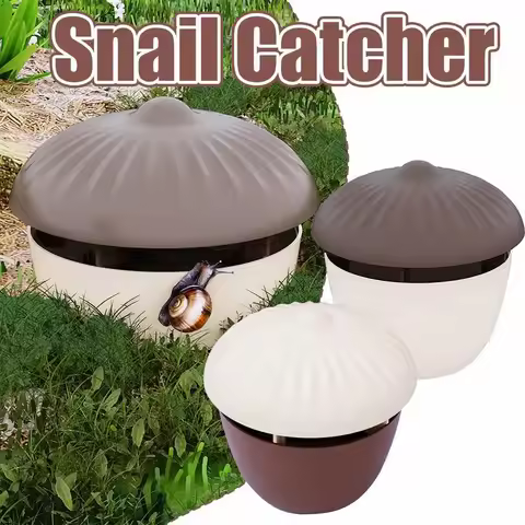 Snail Trap with Pinecone Design for Home, Kitchen, Bathroom, Garden, Vegetable Patch, Farm, and Plan