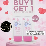 SAKU SKIN SUNSCREEN SPF50 Light Weight Non Greasy EXP. DATE JULY 31, 2026