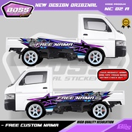 NC 02 - STIKER DECAL MOBIL NEWW CARRY STRADA TRRITON HILUX PICKUP FUTURA DMAX GRATIS CUSTOM NAMA
