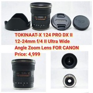 Tokina for canon 12-24mm